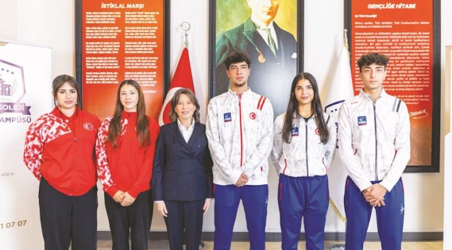 FİLİZ KEPME’DEN ŞAMPİYONLARA KUTLAMA