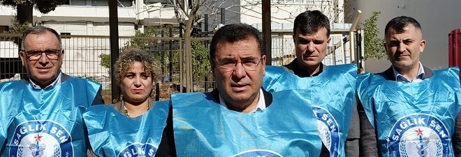Sağlık-Sen’den Balcalı’da hak eylemi!