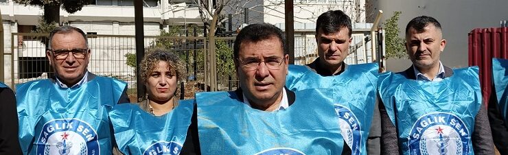 Sağlık-Sen’den Balcalı’da hak eylemi!