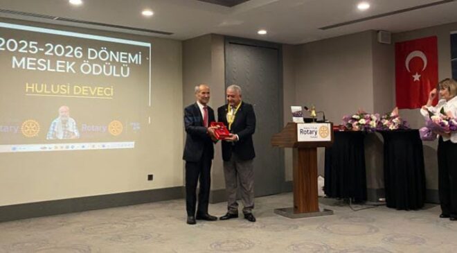 Deveci’ye takdir ödülü