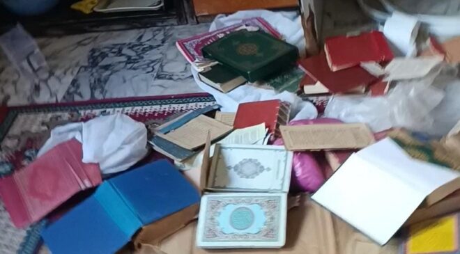 Kur’an Kursunu yerle bir ettiler!