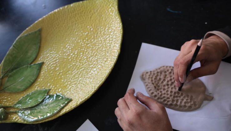 Tescilli Kozan portakalı yükümlülerin elinde sanata dönüştü