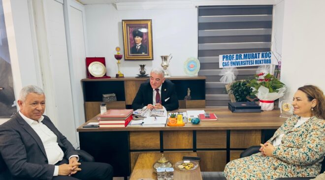 Şevkin ve Sümer’den ÇGC’ye “Hayırlı Olsun” ziyareti