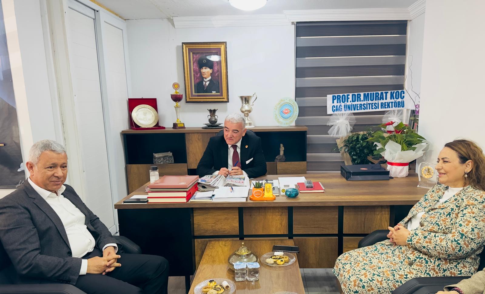 Şevkin ve Sümer’den ÇGC’ye “Hayırlı Olsun” ziyareti