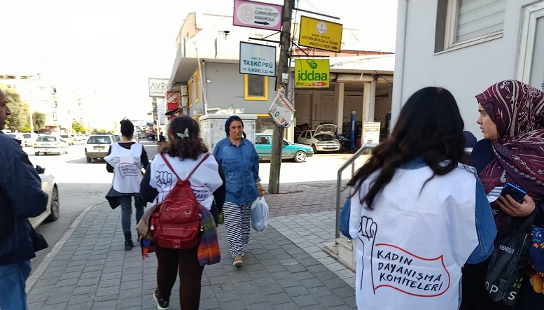 TKP’li Kadınlar 8 Mart İçin Sahada